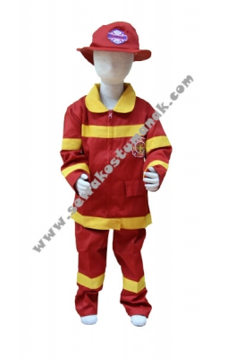 d baju kostum pemadam kebakaran  large