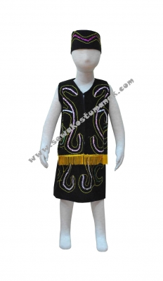 d pakaian adat dayak3  large
