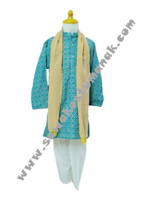 kostum india laki laki biru  large