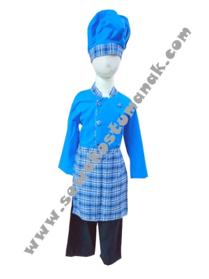 Kostum Koki Biru  large