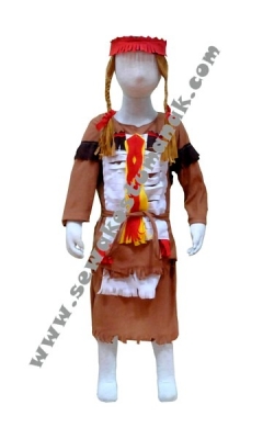 Kostum suku indian  large