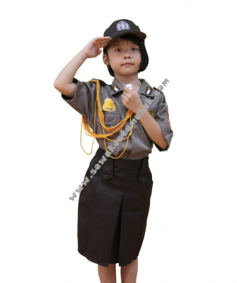 baju kostum polisi wanita 2  large