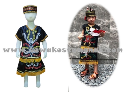 dayak satin girl  large