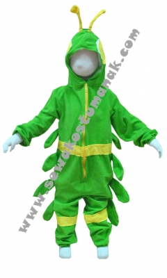 kostum binatang ulat  large