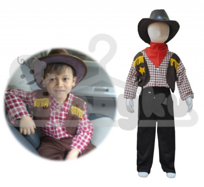 kostum cowboy  large