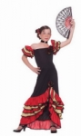 Kostum Negara Spanyol - Girl Merah Hitam