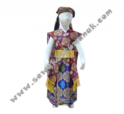 pakaian adat flores pria  large